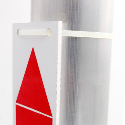 Lot de 10 supports de repérage en Dibond