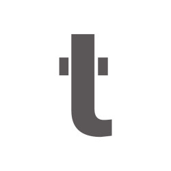 Pochoir lettre T minuscule en pvc