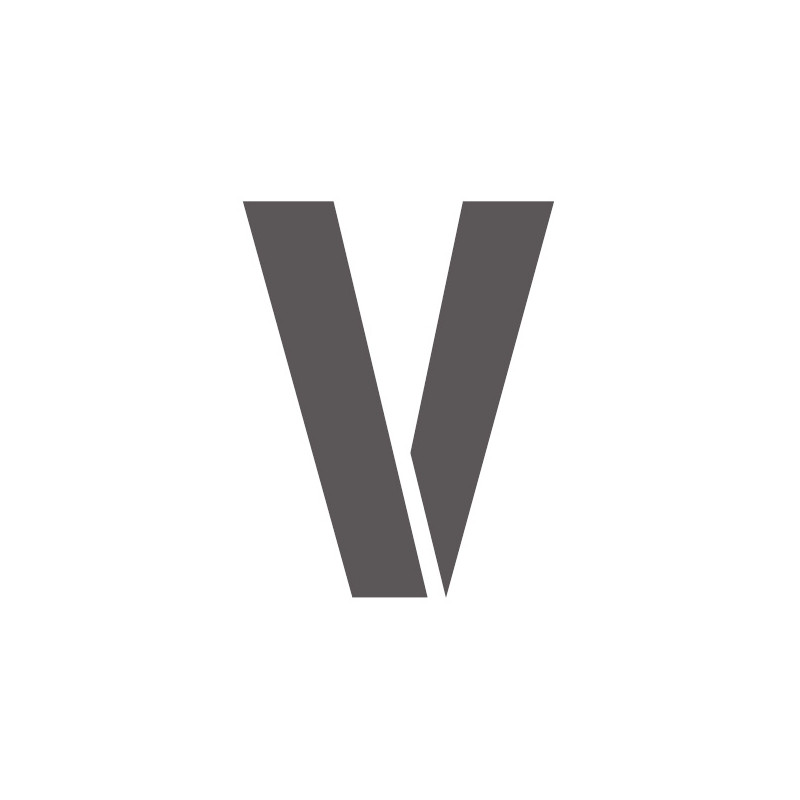 Pochoir lettre V majuscule en pvc