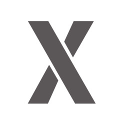 Pochoir lettre X majuscule en pvc