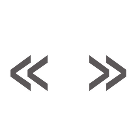 Pochoir guillemets en pvc