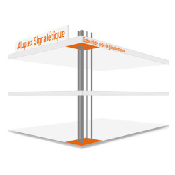 Gabarit de pose de gaine technique