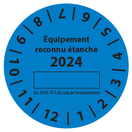 Pastille vignette Pastille  Contrôle d'étanchéité 2024