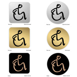 Fond Dibond Aluminium pour pictogramme