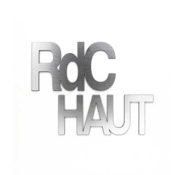 Lettres découpées laser : RDC HAUT