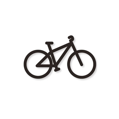Pictogramme découpé au laser : VÉLO