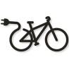 Pictogramme découpé au laser : VÉLO ÉLECTRIQUE
