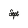 Numéro découpé au laser : SEPT