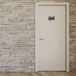 Numéro découpé au laser : HUIT