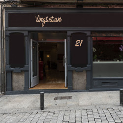 Numéro découpé au laser : VINGT ET UN