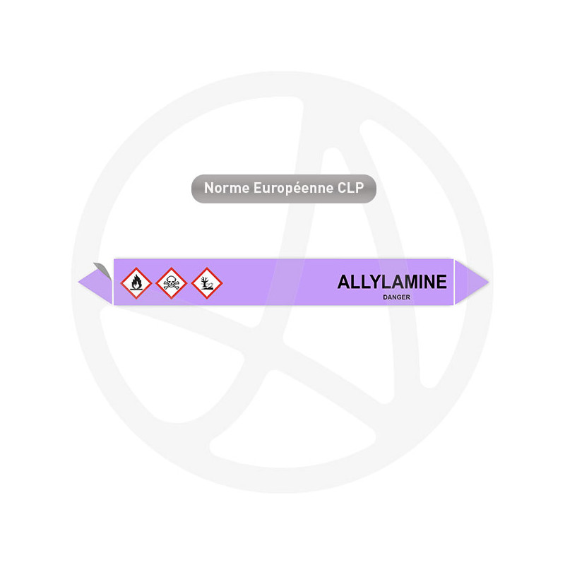 Marqueur de tuyauterie CLP Allylamine