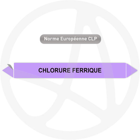 Marqueur de tuyauterie CLP Chlorure ferrique
