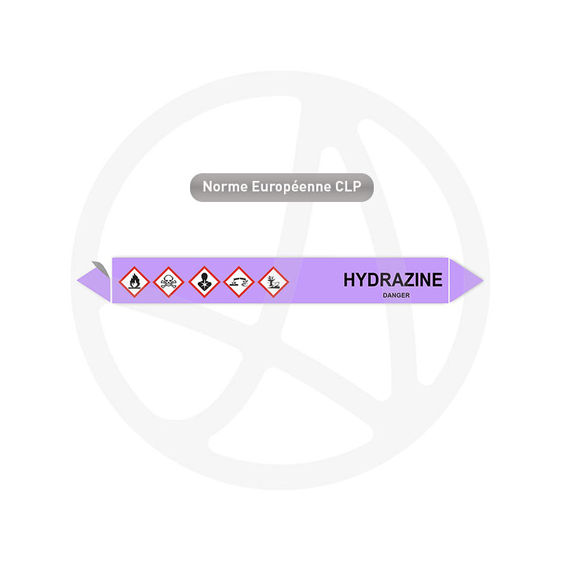 Marqueur de tuyauterie CLP Hydrazine
