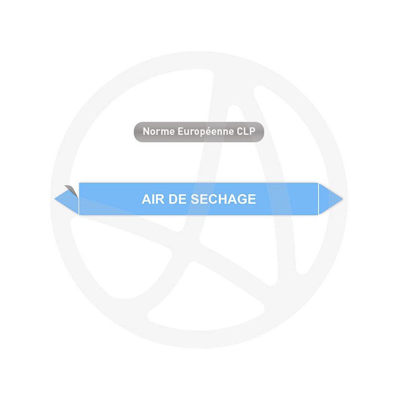 Marqueur de tuyauterie CLP Air de séchage