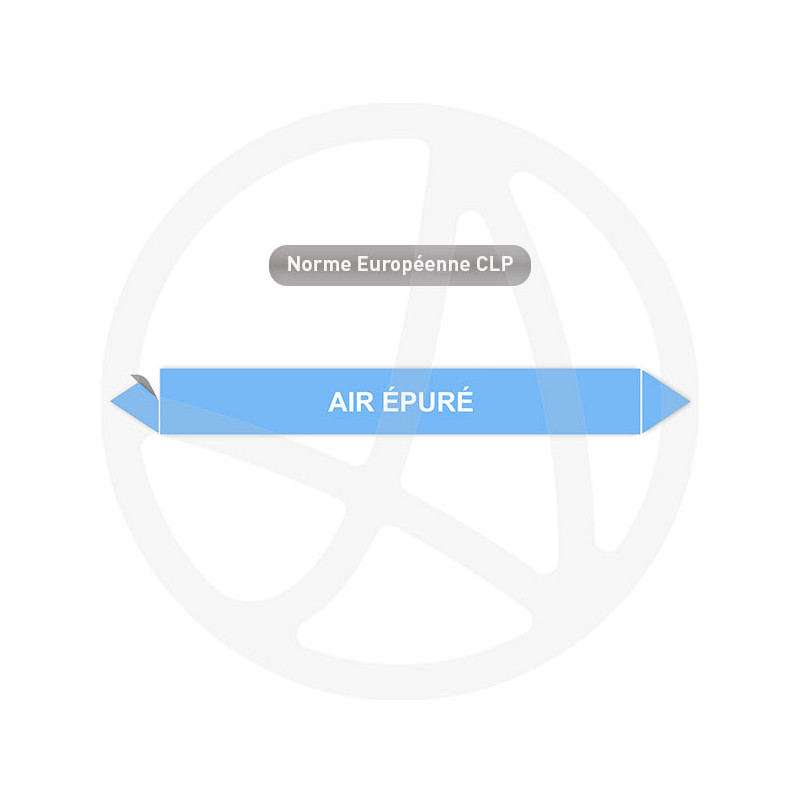 Marqueur de tuyauterie CLP Air épuré