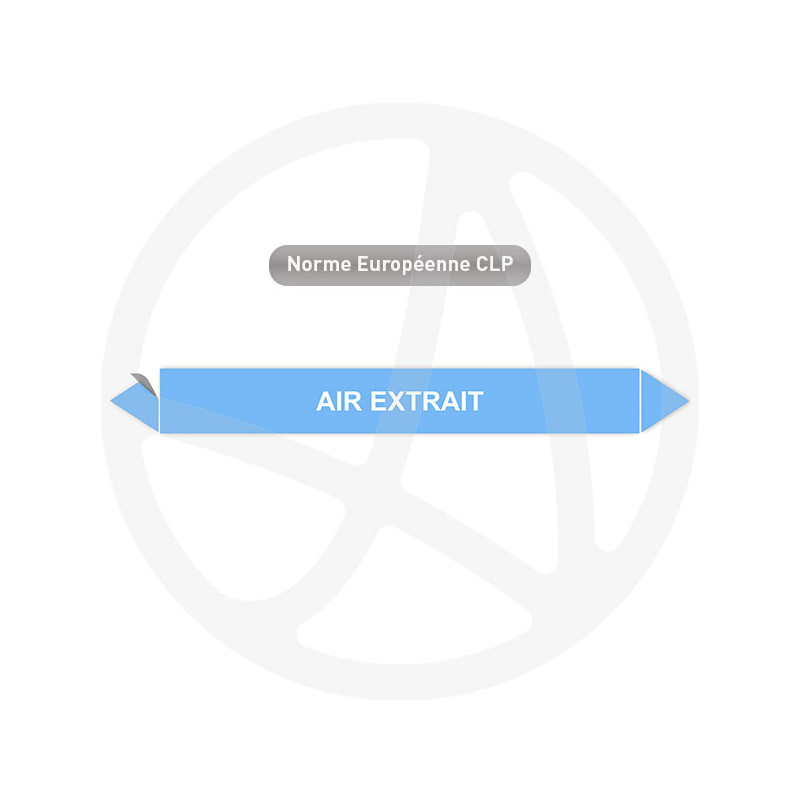 Marqueur de tuyauterie CLP Air extrait