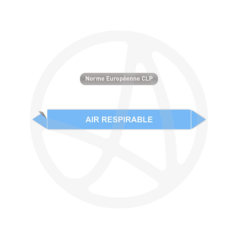 Marqueur de tuyauterie CLP Air respirable