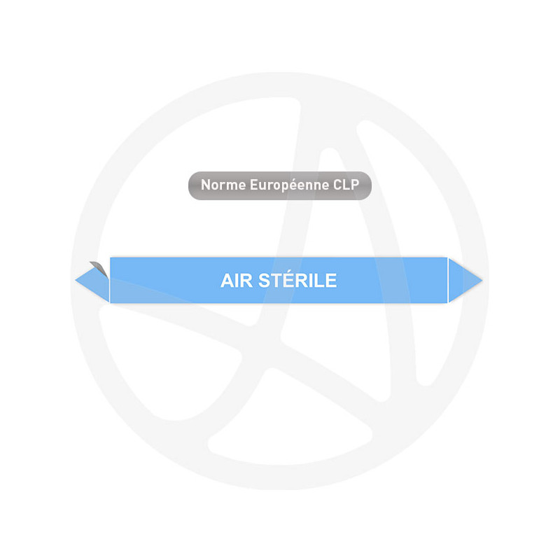 Marqueur de tuyauterie CLP Air stérile