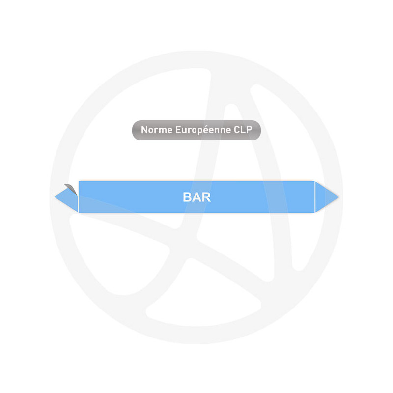 Marqueur de tuyauterie CLP Bar