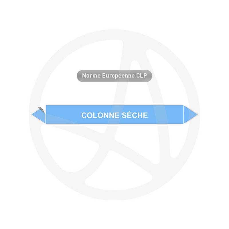 Marqueur de tuyauterie CLP Colonne sèche Air