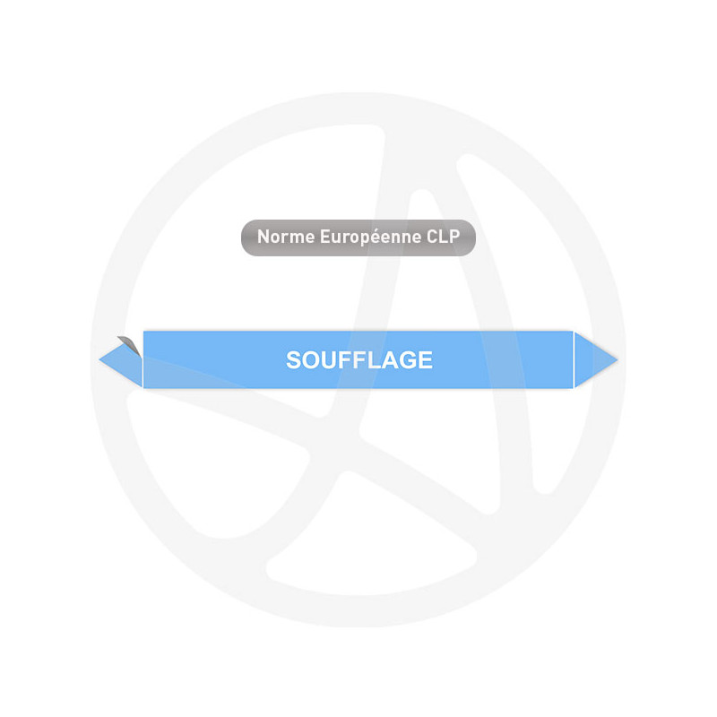 Marqueur de tuyauterie CLP Soufflage