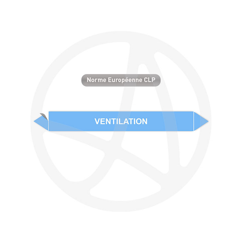 Marqueur de tuyauterie CLP Ventilation