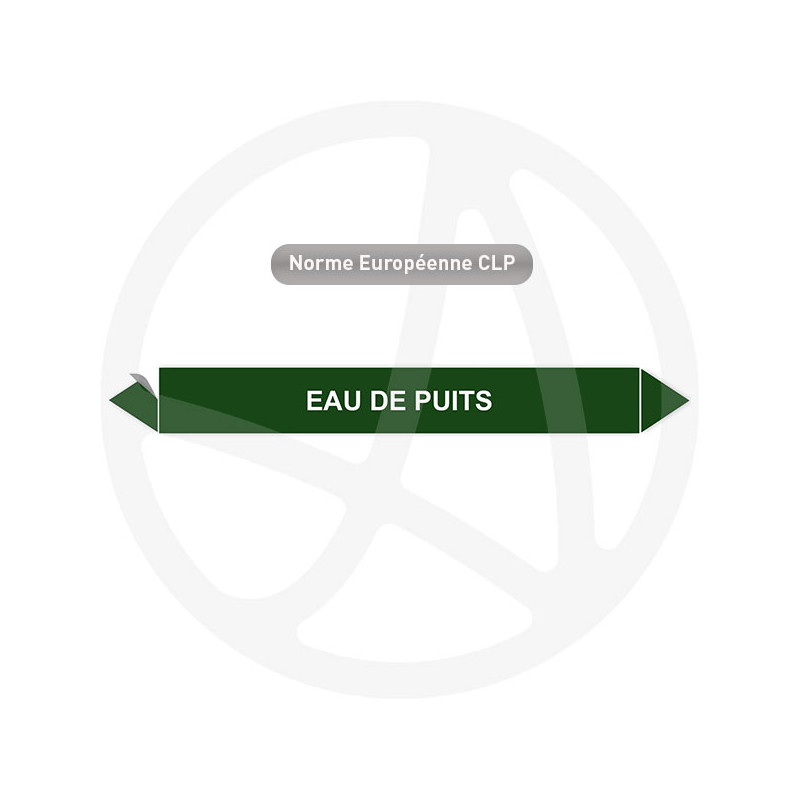 Marqueur de tuyauterie CLP Eau de puits