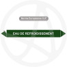 Marqueur de tuyauterie CLP Eau de refroidissement