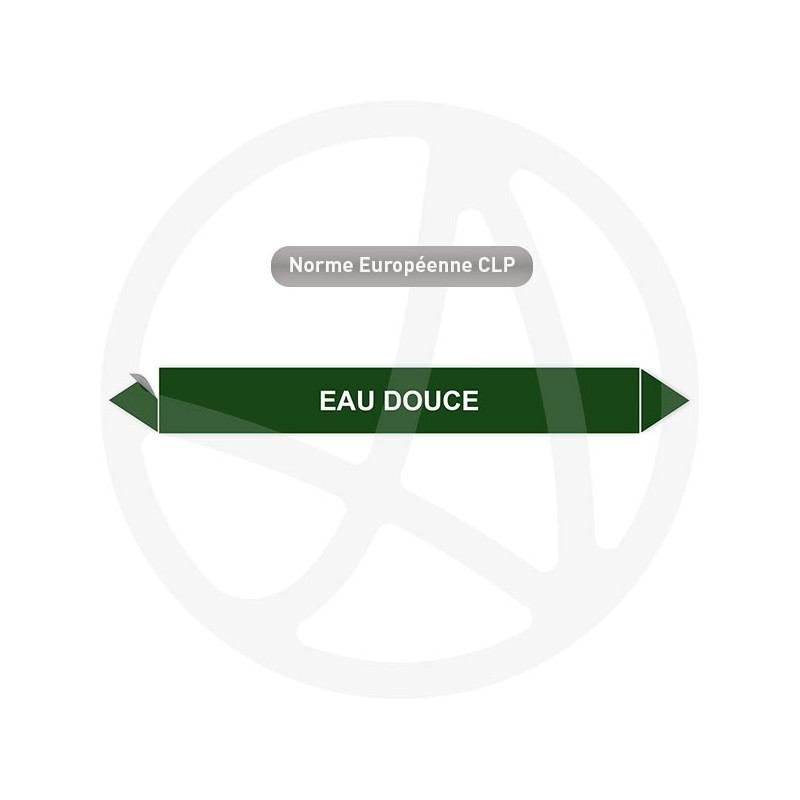 Marqueur de tuyauterie CLP Eau douce