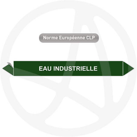 Marqueur de tuyauterie CLP Eau industrielle