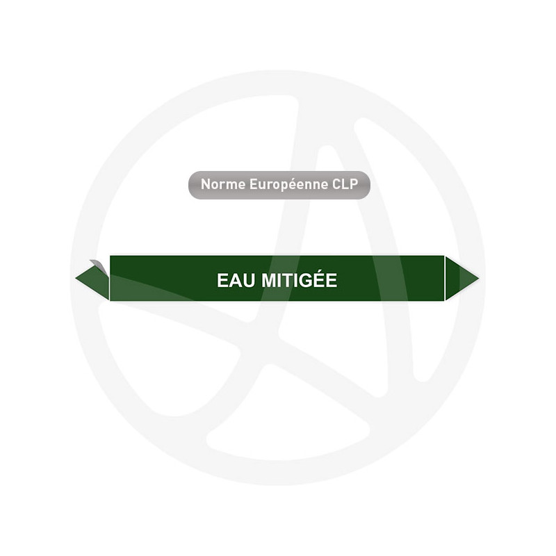 Marqueur de tuyauterie CLP Eau mitigée