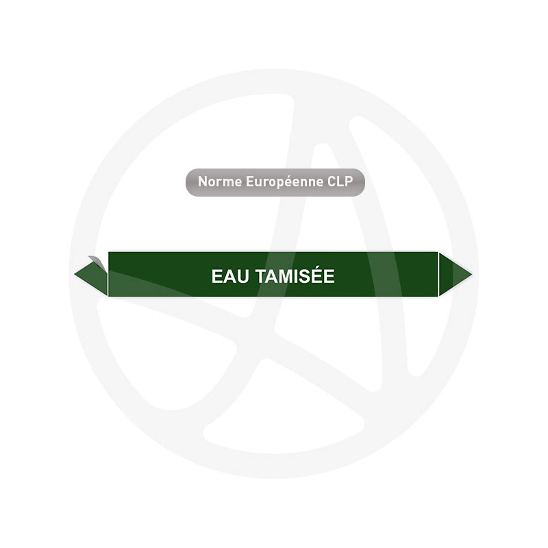 Marqueur de tuyauterie CLP Eau tamisée