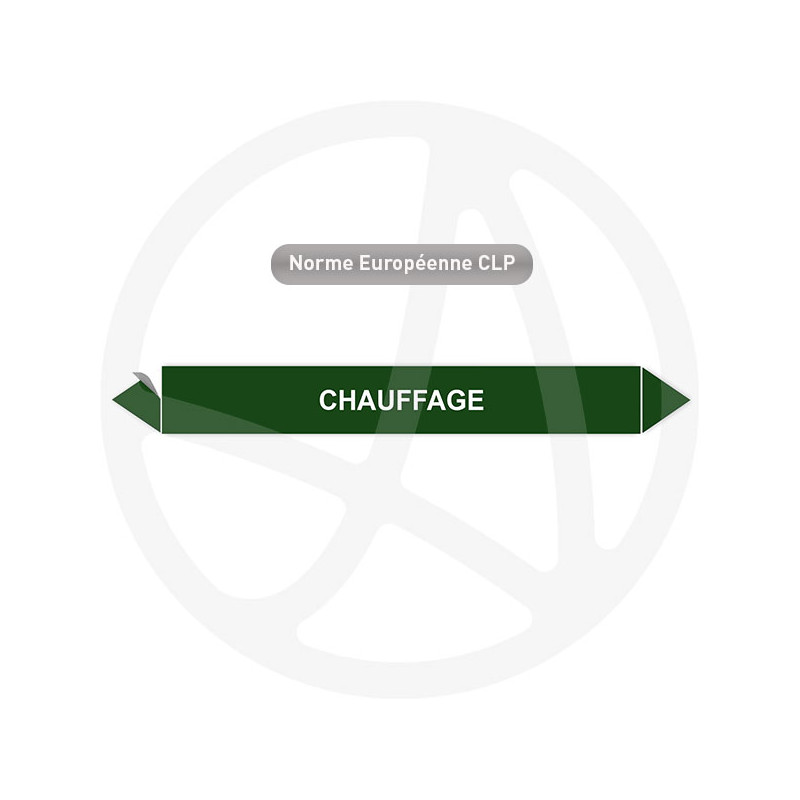 Marqueur de tuyauterie CLP Chauffage