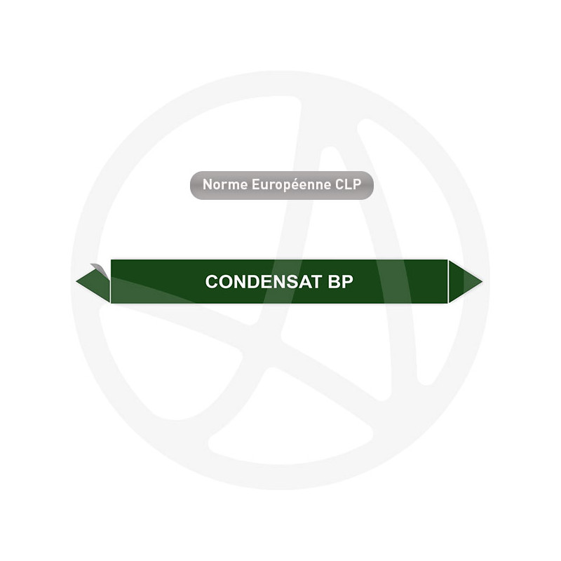 Marqueur de tuyauterie CLP Condensat BP