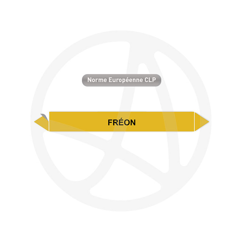 Marqueur de tuyauterie CLP Fréon