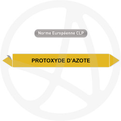 Marqueur de tuyauterie CLP Protoxyde d'azote