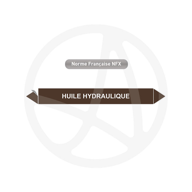 Marqueur de tuyauterie CLP Huile hydraulique