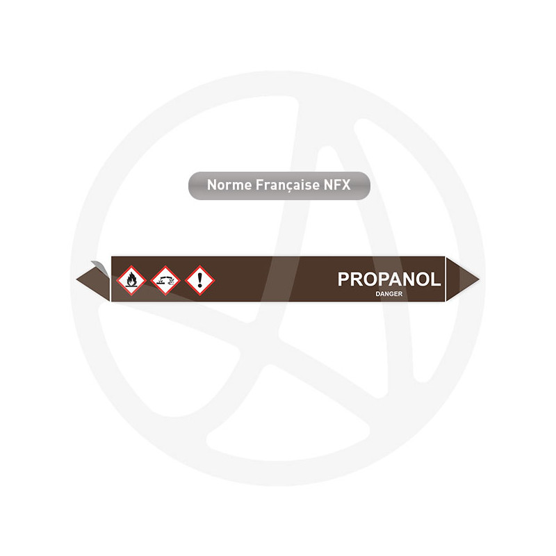 Marqueur de tuyauterie CLP Propanol