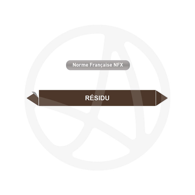 Marqueur de tuyauterie CLP Résidu