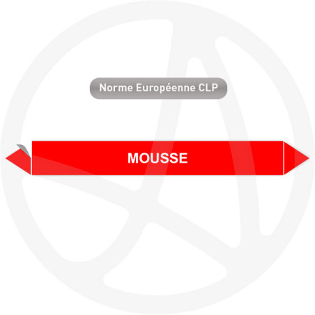Marqueur de tuyauterie CLP Mousse