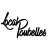 Mot découpé au laser : LOCAL POUBELLES