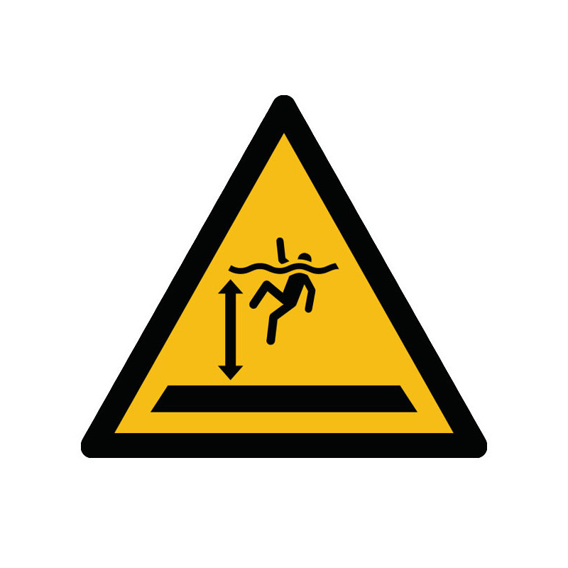 Pictogramme danger  Eaux profondes