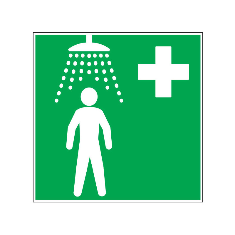 Pictogramme de secours  Douche de sécurité