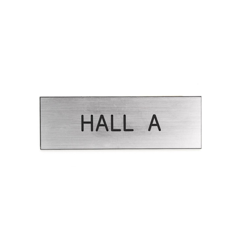 Plaque de porte HALL A