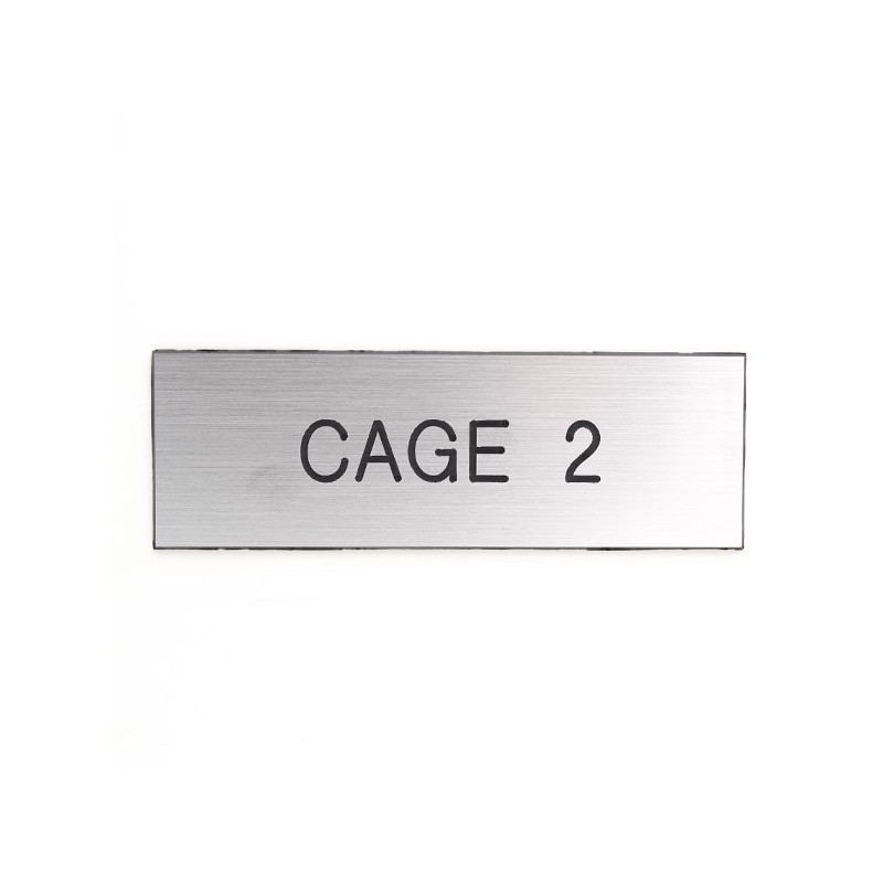Plaque de porte CAGE 1