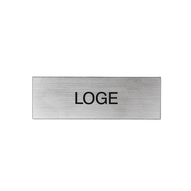 Plaque de porte LOGE   Etiquette gravoply