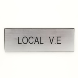 Plaque de porte LOCAL V.E Etiquette gravoply
