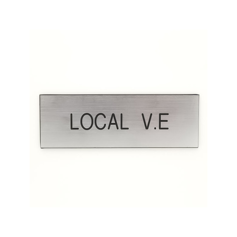 Plaque de porte LOCAL V.E Etiquette gravoply