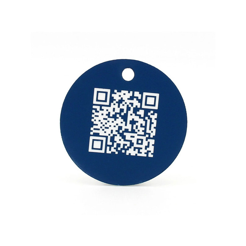 Jeton gravure laser sur gravoply QR Code