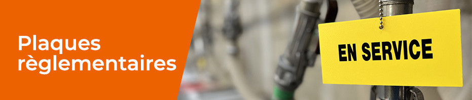Plaques réglementaires
